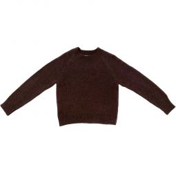 Merino Crew Neck Sweater - Chocolate