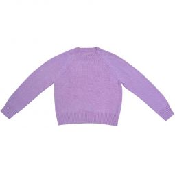 Merino Crew Neck Sweater - Lilac