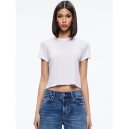 CINDY CLASSIC CROPPED TEE