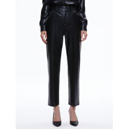 MING VEGAN LEATHER ANKLE PANT