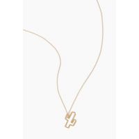 Cactus Puro Necklace in Yellow Gold