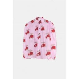 Annabel Ruby Rosette Shirt - Pink/Ruby