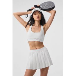 Varsity Tennis Skirt - White