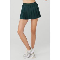 Varsity Tennis Skirt - Midnight Green