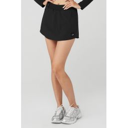 High-Waist Elevation Mini Skirt - Black