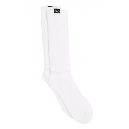 Unisex Scrunch Sock - White