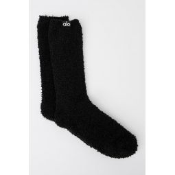 Womens Plush Lush Sock - Black