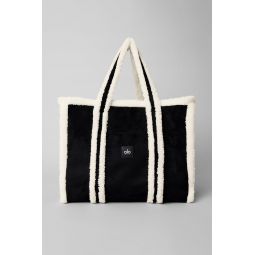Winterfun Tote Bag - Black/Ivory