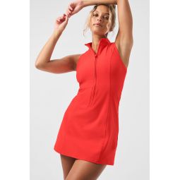 Alosoft Carefree 1/2 Zip Dress - Red Hot Summer