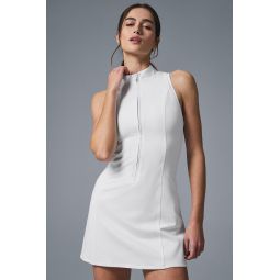 Alosoft Carefree 1/2 Zip Dress - White