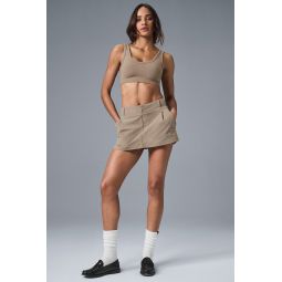Fan Club Mini Skirt - Gravel