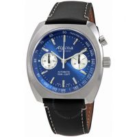 Startimer Pilot Heritage Chronograph Automatic Blue Dial Mens Watch