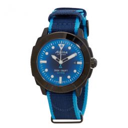 Alpinia Seastrong Diver Gyre Automatic Blue Dial Mens Watch