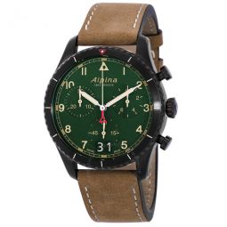 Chronograph Quartz Green Dial Mens Watch