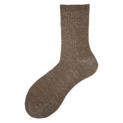 Brown Donna Short Socks