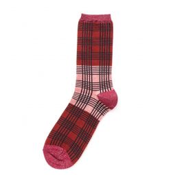 Salmon 268 Floppy Socks - Salmon/Red