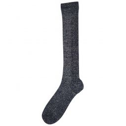 Grey Donna Long Socks - Grey