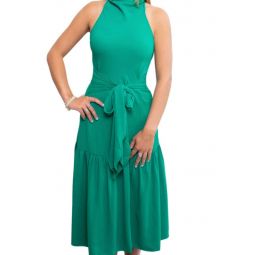 Bowden Dress - Dark Green