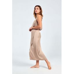 Widland Silk Skirt - Taupe