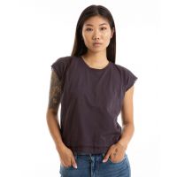 Feather Pima Muscle Tank - Charcoal