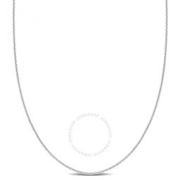 Cable Chain Necklace In Platinum, 16 In