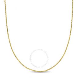 1.2mm Diamond-cut Cable Chain Necklace In 14K Yellow Gold - 16 In