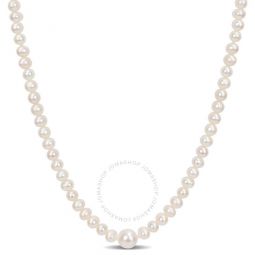 5-6mm & 9-10mm Freshwater Cultured Pearl Endless Necklace, 100 In