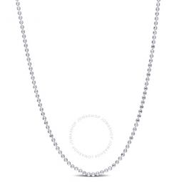 Ball Chain Necklace In Sterling Silver, 20 In