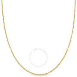 1.6mm Round Cable Chain Necklace In 14K Yellow Gold - 18 In