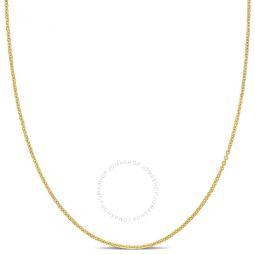 1.6mm Round Cable Chain Necklace In 14K Yellow Gold - 16 In