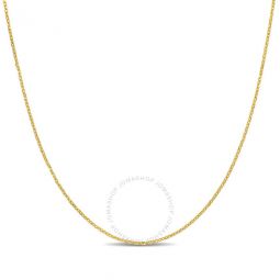 0.7mm Diamond-cut Cable Chain Necklace In 14K Yellow Gold - 18 In