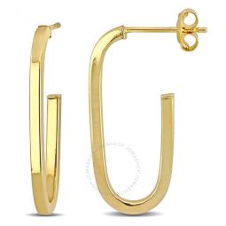 25mm Hoop Earrings in 10k Yellow Gold
