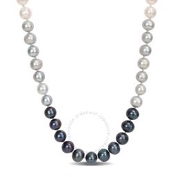 7.5-8mm Multi-colored Cultured Freshwater Pearl Strand Necklace