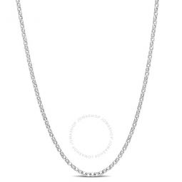 Rolo Chain Necklace In Sterling Silver, 20 In