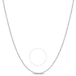 1mm Ball Chain Necklace In Sterling Silver, 18 In