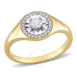 1/4 CT TW Diamond Ring In 10K Yellow Gold