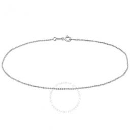 Cable Chain Bracelet In Platinum, 9 In