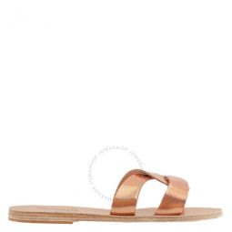 Rame Desmos Flat Leather Sandals, Brand Size 35 ( US Size 5 )