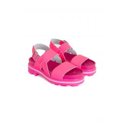 x John Fluevog Sandals - Neon Pink