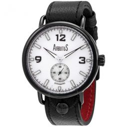 5th Ave White Dial Mens Watch