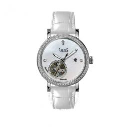 AG Silver Collection Diamond White Dial Ladies Watch