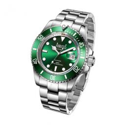 Wall Street Automatic Green Dial Mens Watch