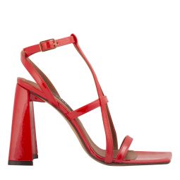 High Heel A Sandal - Red