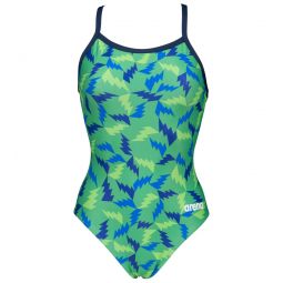 Arena Womens Lightning Colors Light Drop Back One Piece Swimsuit
