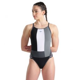 Arena Womens Icons Panel Super Fly Back One Piece Swimsuit