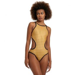 Arena Womens 50th Anniversary Gold Tech One Back One Piece Swimsuit