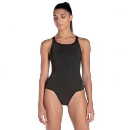 Arena Womens Mesh Panel Power Back One Piece Swimsuit