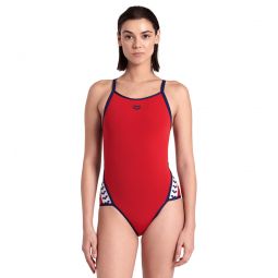 Arena Womens Icons Solid Super Fly Back One Piece Swimsuit