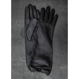 Lambskin Cashmere Gloves - Black/Black