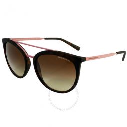 Brown gradient Oval Ladies Sunglasses